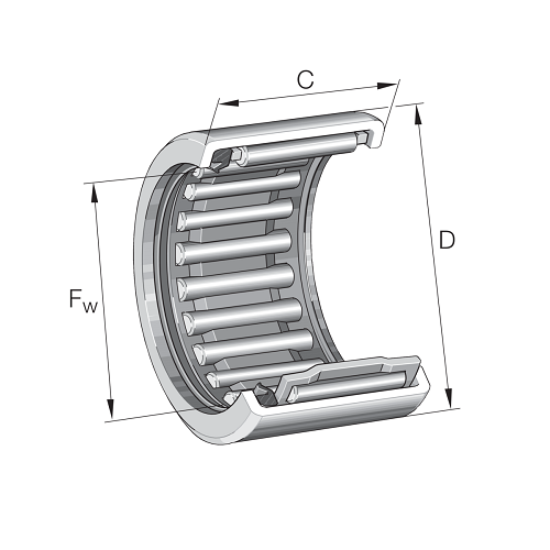 Drawn Cup Needle Roller Bearing, SCE-69P