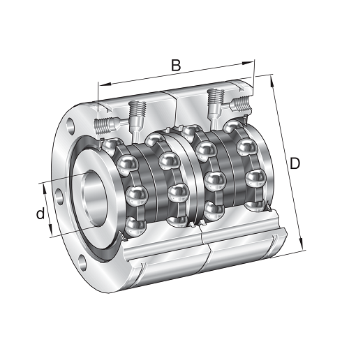 Axial Angular Contact Ball Bearing, ZKLF-3080-ZZ2AP