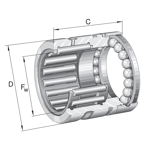 Combined Needle Bearing, NX-30