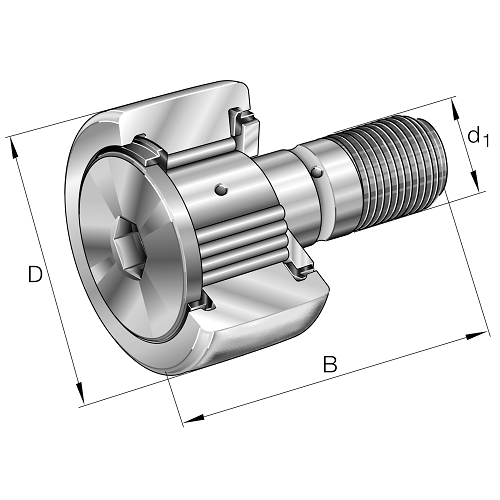 Cam Follower, KRV-19PPXA