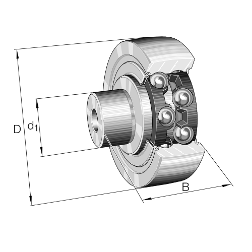 Ball Track Roller, ZL-5207KRDU1