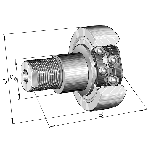 Ball Track Roller, ZLE-5205-ZZ