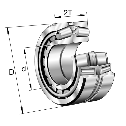 Taper Roller Bearing, 33112.DF