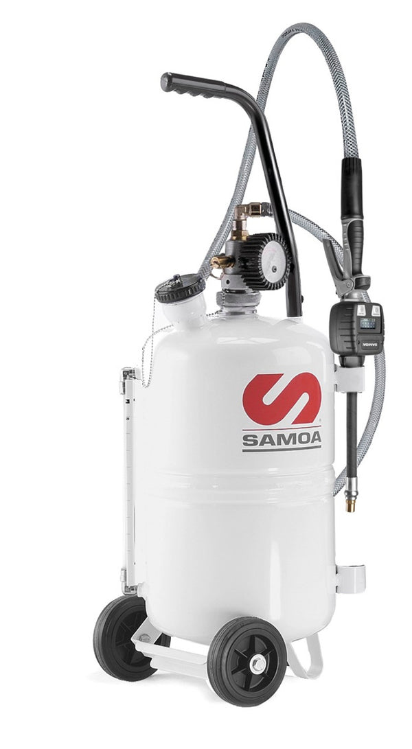 PRESSURISED LUBRICANT DISPENSER C/W METER - 25 LITRES