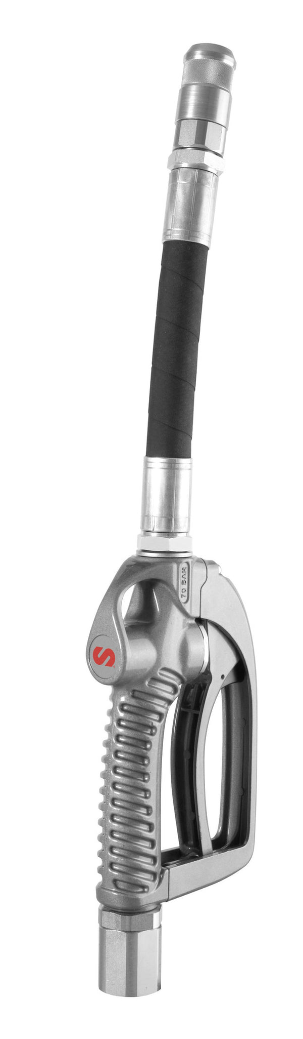 PA70 HIGH VOLUME OIL CONTROL VALVE - FLEXIBLE OUTLET - SEMI-AUTO NON DRIP NOZZLE - 3/4" BSP (F)