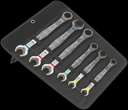 JOKER WRENCH RATCHET COMBI/OPEN-END SET METRIC 6PC