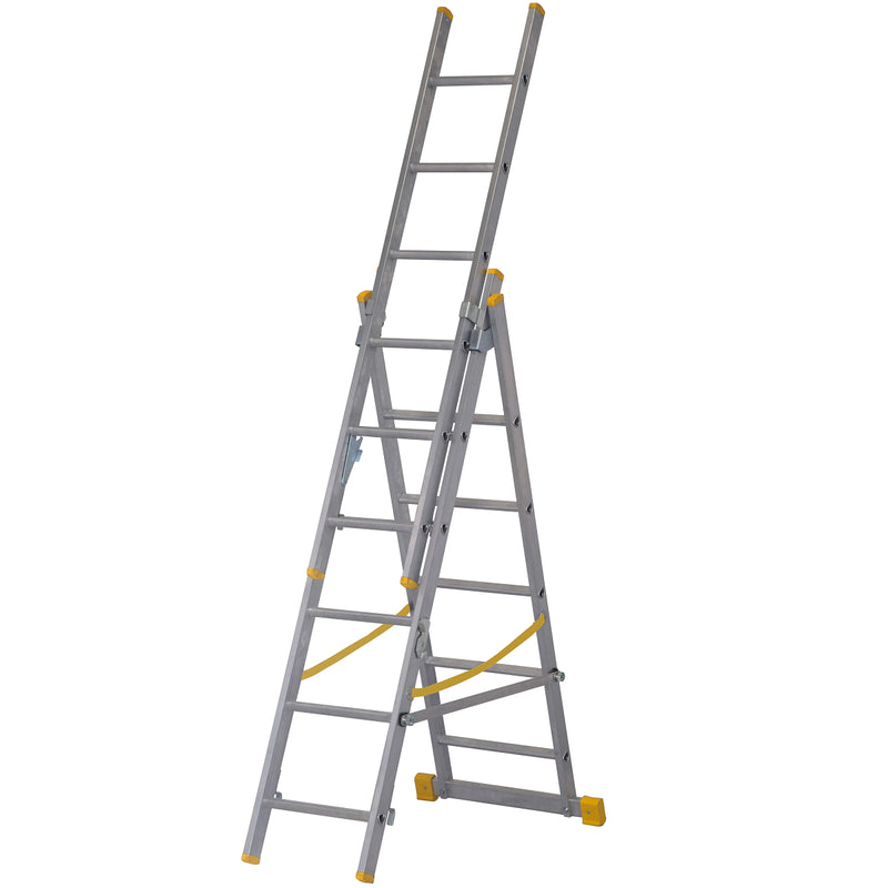 ExtensionPlus X4 Box Section Combination Ladder - Triple 1.80m