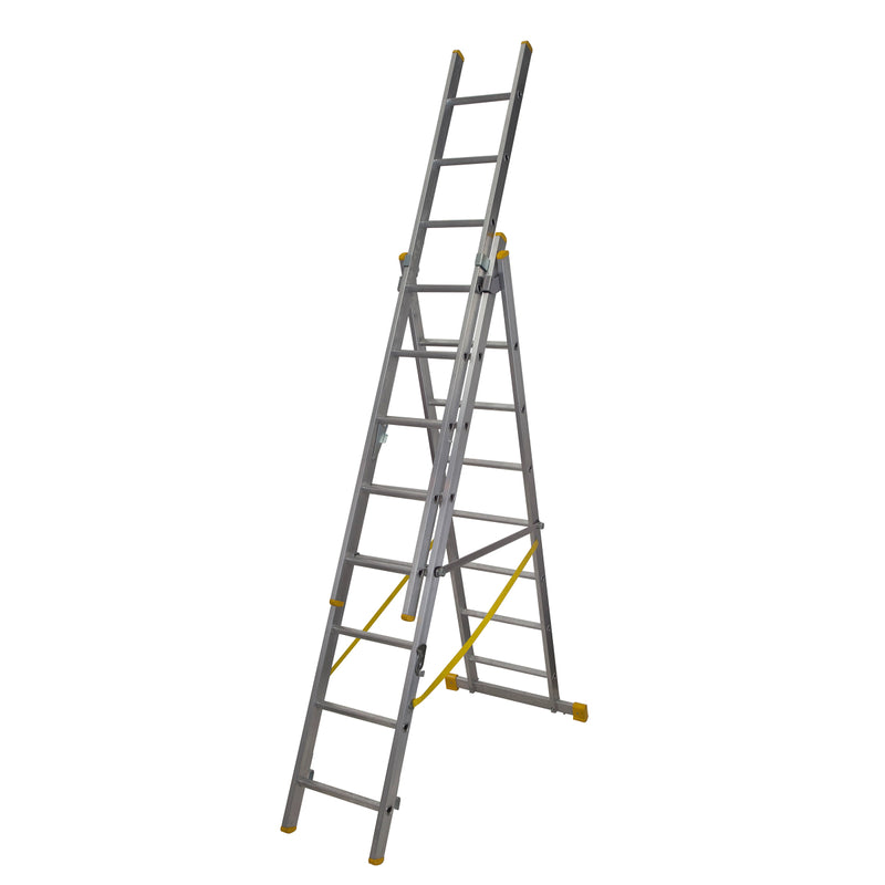 ExtensionPlus X4 Box Section Combination Ladder - Triple 2.40m
