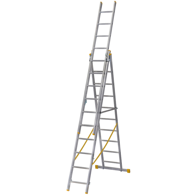 ExtensionPlus X4 Box Section Combination Ladder - Triple 2.96m