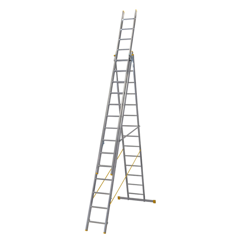 ExtensionPlus X4 Box Section Combination Ladder - Triple 4.08m