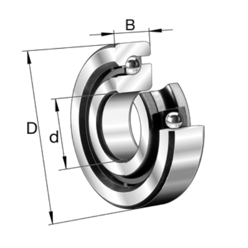 Angular Contact Ball Bearing, 7602025TVP