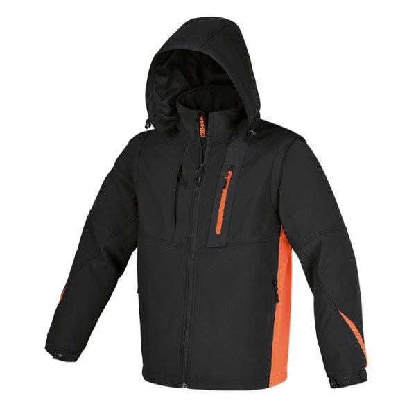 XL-SOFTSHELL JACKET WITH HOOD