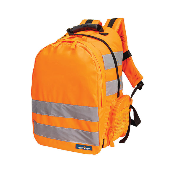 Yellow Hi-Vis Rucksack, Portwest; B905YER