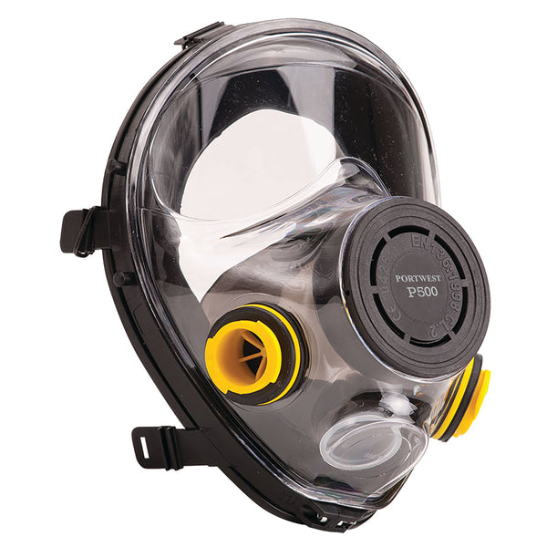 VIENNA FULL FACE MASK BLACK, Portwest; P500BKR