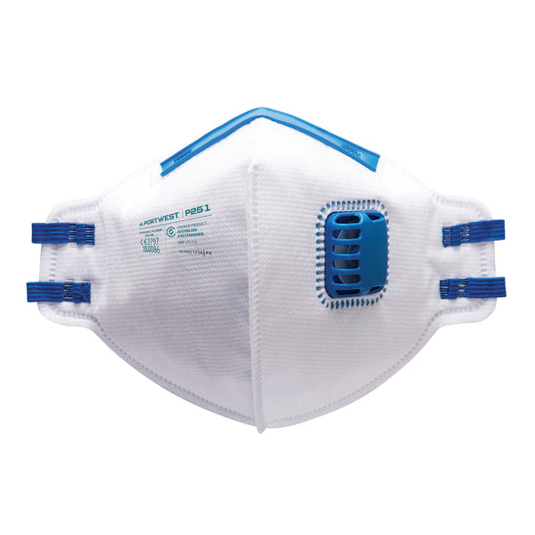 Valved Fold Flat Respirator; P251WHR