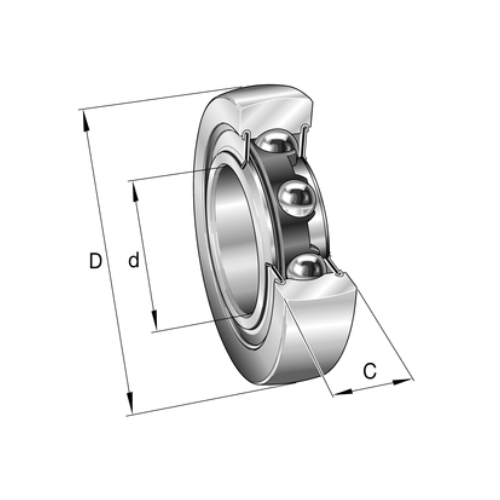 Ball Track Roller, LR-209KDDUAH01