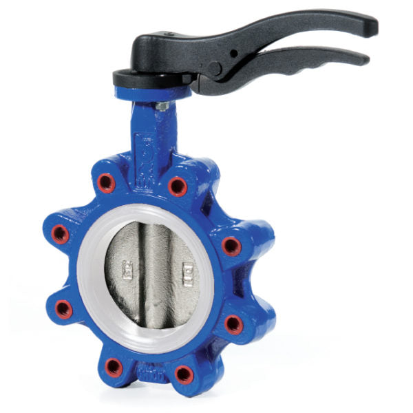 Lugged & Tapped Butterfly Valve – Stainless Steel Disc – PTFE Liner - 6"