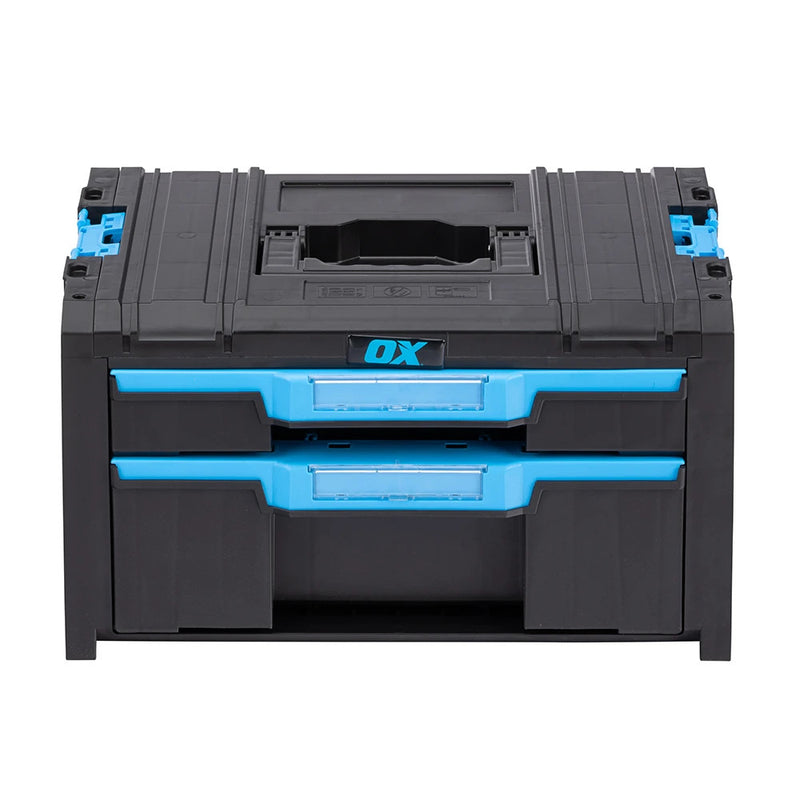 OX TOOLTREK Trade 2 Drawer Tool Box