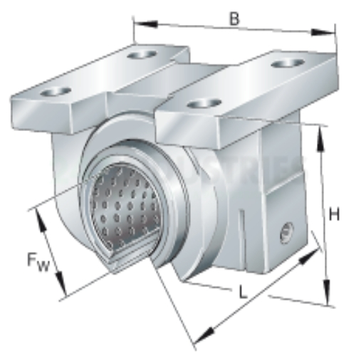 Plain Linear Bushing Unit, PAGBAO-2558PPAS