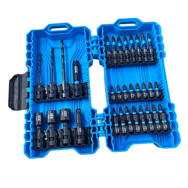 OX Pro Impact Drill & Drive Accessory Set – 40 Piece