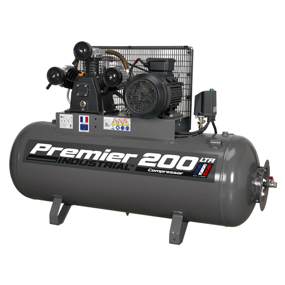 Air Compressor 200L Belt Drive 5.5hp 3ph