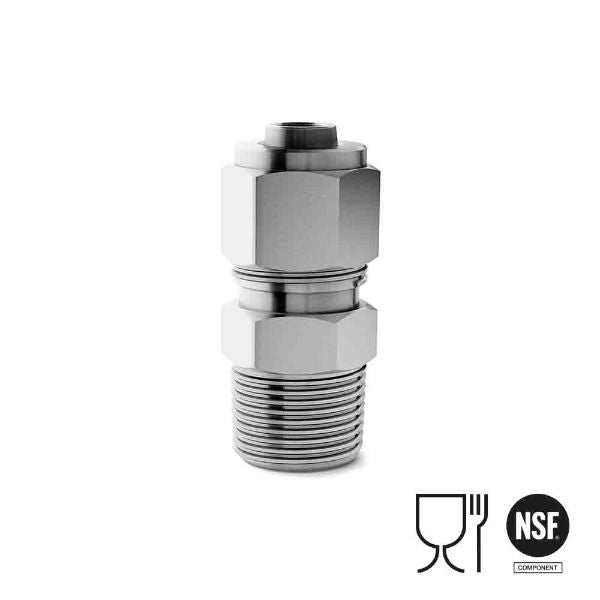 X1510 Metric BSPT Male Connector - X1510 12/10-3/8