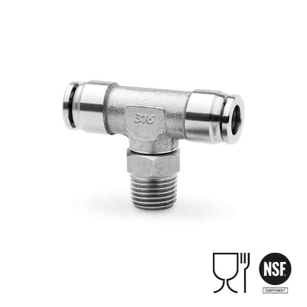 X6430 BSPT Swivel Male Tee - X6430 4-1/4