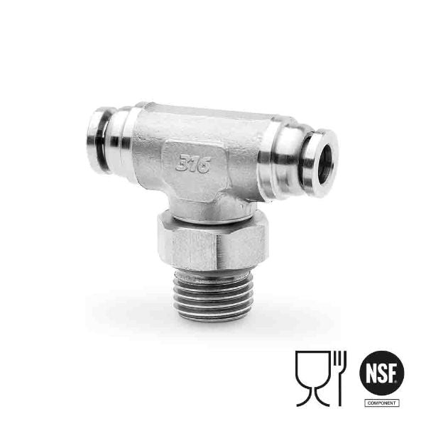 X6432 Stainless Steel Push In Fitting - X6432 8-1/4