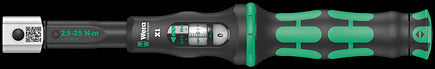 CLICK TORQUE X 1 TORQUE WRENCH FOR INSERT TOOLS 2.5 - 25NM 9 X 12MM