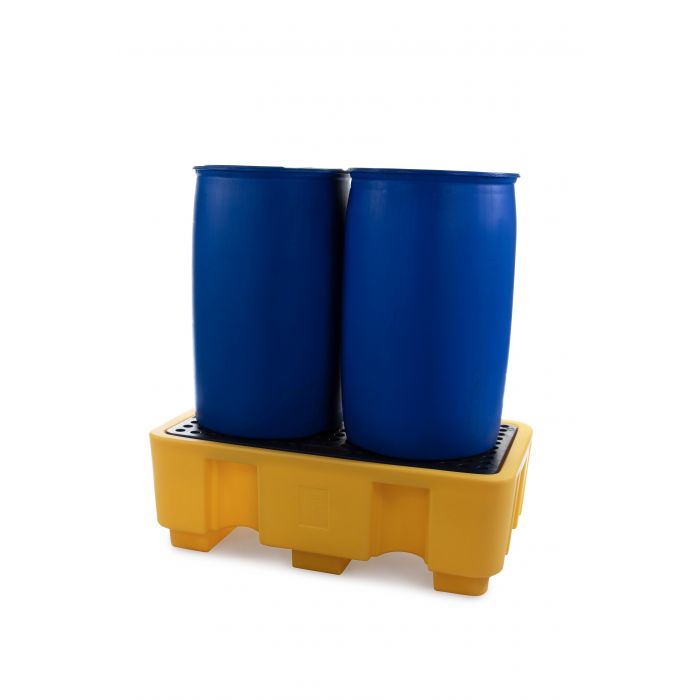 Bunded Spill Pallet for 2 x 205L Drum