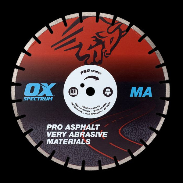 Spectrum Superior Shark Diamond Blade - Asphalt - 450/25.4mm