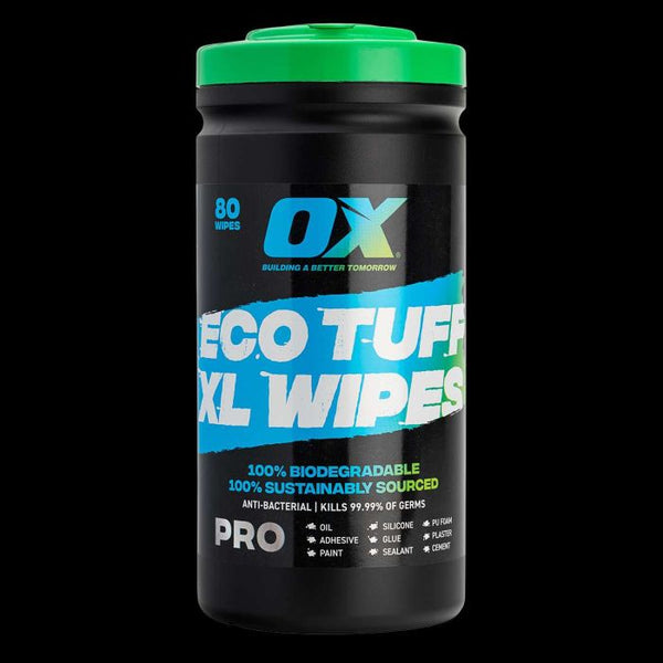 OX Biodegradable Eco Wipe - Tub of 80