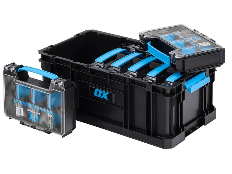 OX TOOLTREK Wall Hanging Crate with 7 Mini Organisers