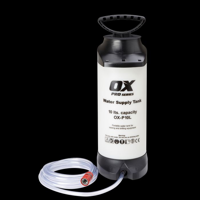 OX Pro Heavy Duty Dust Suppression Water Bottle - 10 Litre