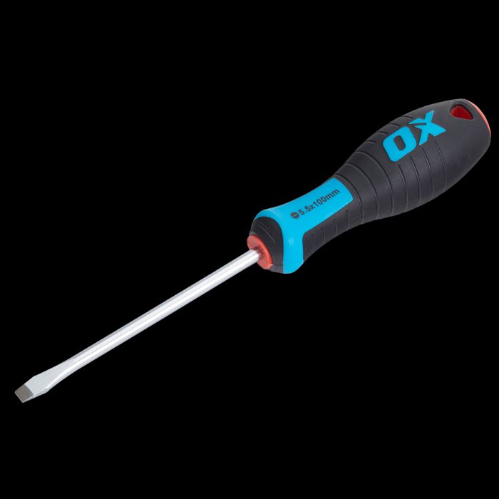 OX Pro Slotted Flared Screwdriver - 250 x 10mm