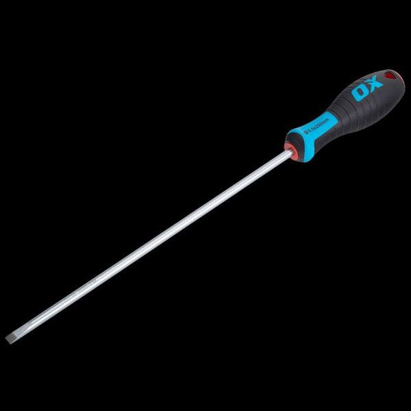 OX Pro Slotted Flared Screwdriver - 150 x 8mm