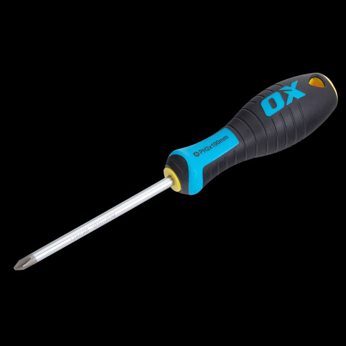 OX Pro Phillips Screwdriver PH2 x 100mm