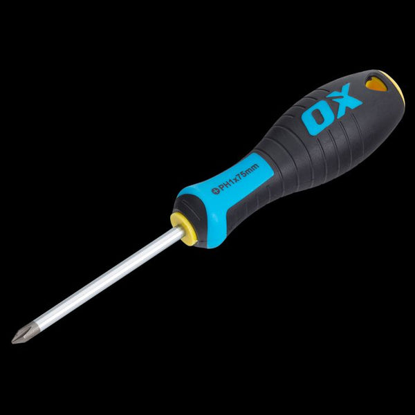 OX Pro Phillips Screwdriver PH1 x 75mm