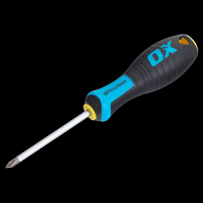 OX Pro Phillips Screwdriver PH1 x 75mm