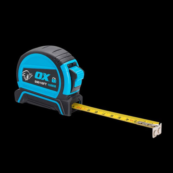 OX Pro Dual Auto Lock Tape Measure - 5m / 16ft