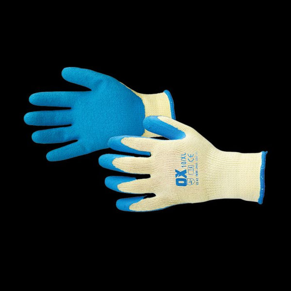 OX Pro Latex Grip Gloves - Size 9 (L)