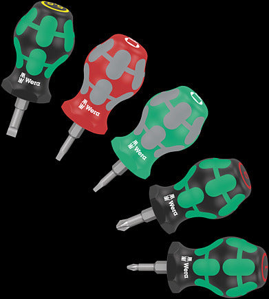 STUBBY SET 3 KRAFTFORM SCREWDRIVER SET PH/SL/SQ 5PC