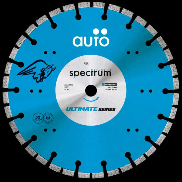 Ultimate Auto Diamond Blade - Universal / Hard - 350/25.4/20mm