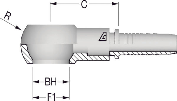 1/4" BSP Banjo x 1/4 Hose