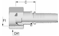 1.1/2"  BSP Female x 1.1/2" Hose Insert