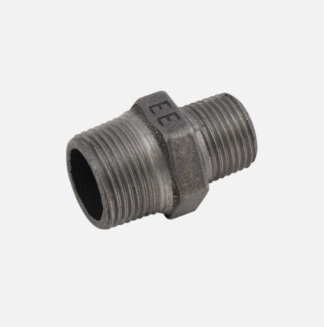 1.1/2" x 1" BLACK Reducer Hex Nipple