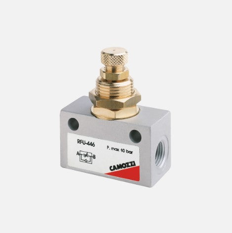 Unidirect / flowcontrol valve 1/4"