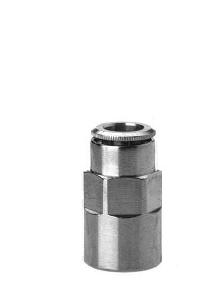 Push in fitting-female stud-6mm tube-1/8 thread