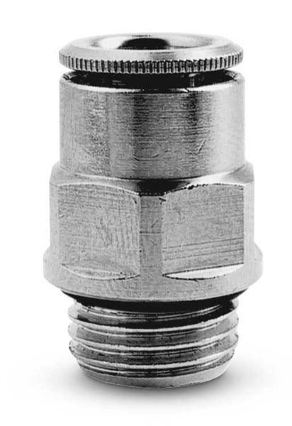 Push in fitting-male stud-12mm tube-1/2 thread