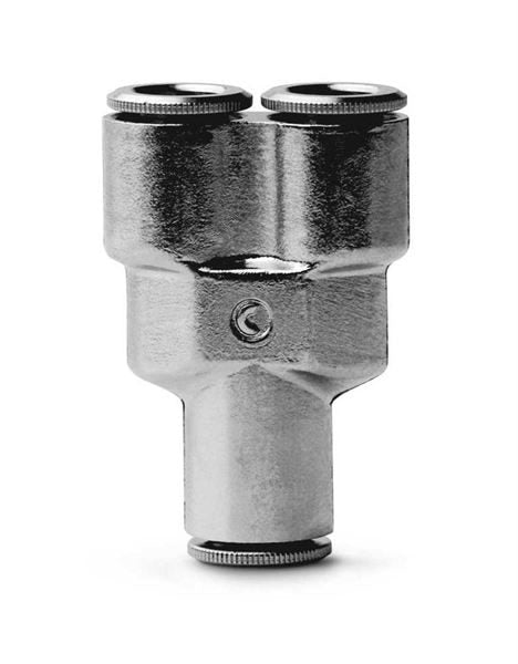 Push in fitting-equal tube Y-4mm tube